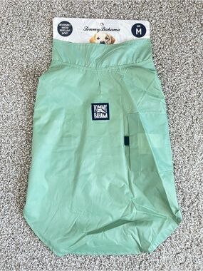 Tommy Bahama Green Reversible Water Repellent Dog Jacket